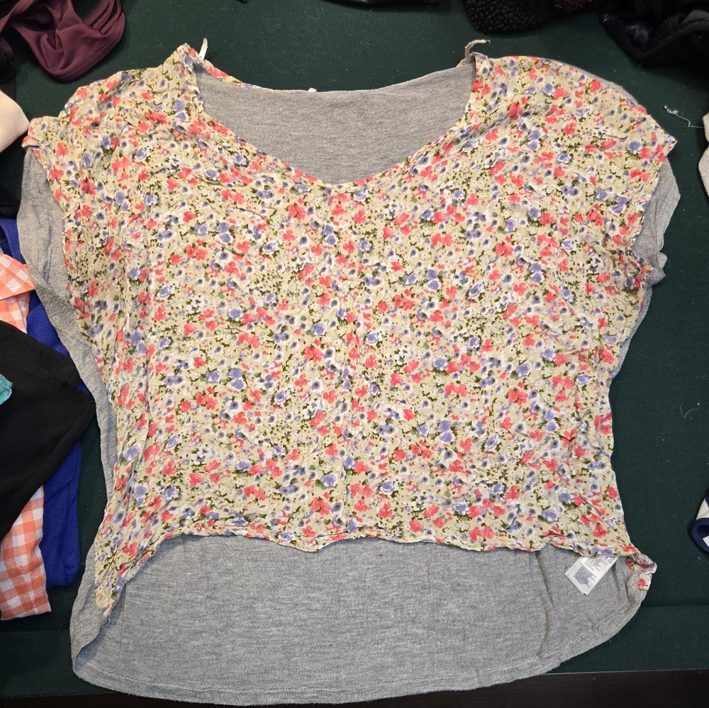 Floral crop top from forever 21